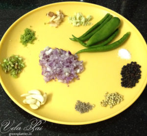 Veg Green Thai Curry Paste Ingredients